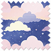 Cloudy Cosmos, Purple Twilight - Roman Blind